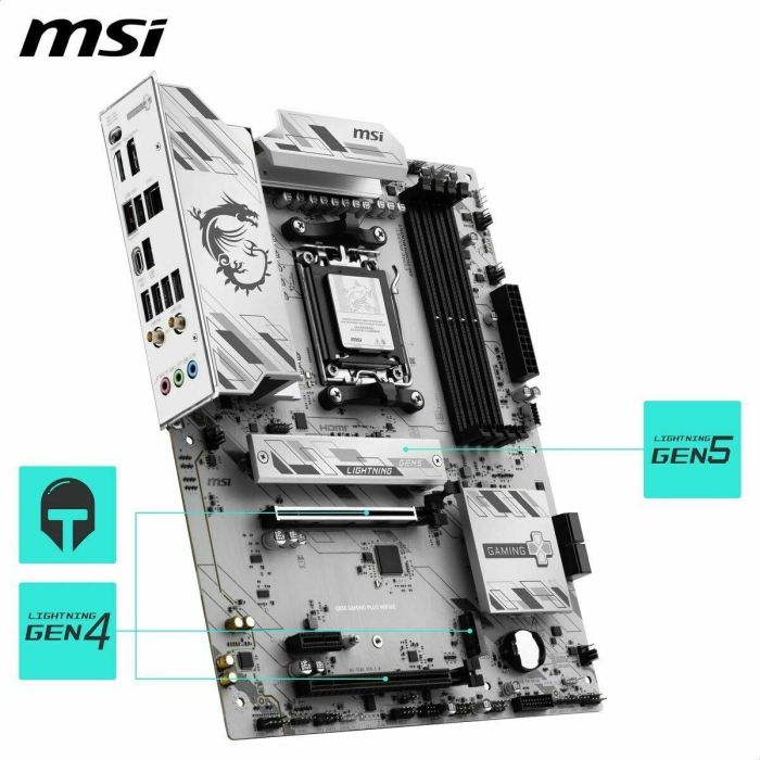 Placa Base MSI B850 GAMING PLUS WIFI6E AMD AM5 3 Placa Base MSI B850 GAMING PLUS WIFI6E AMD AM5 3