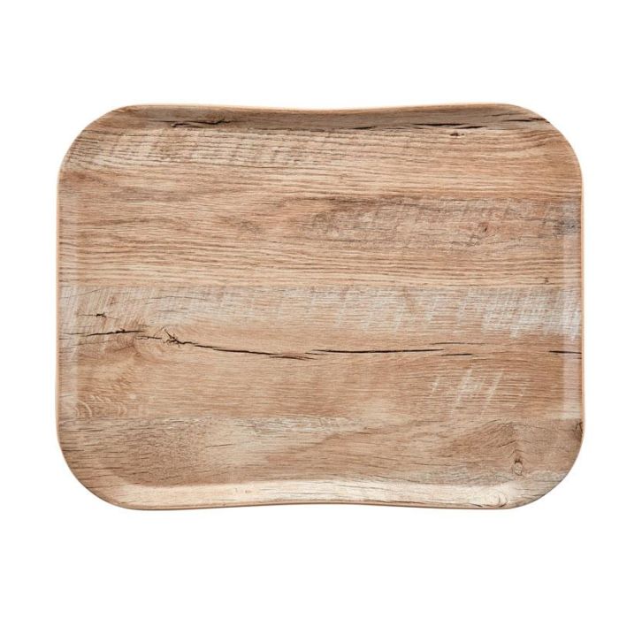 CAMBRO - VTC3646T-F86 - Bandejas Century. Imitación madera - 35,5 x 45,7 cm - Poliéster Roble claro - Venta 1 unidad.