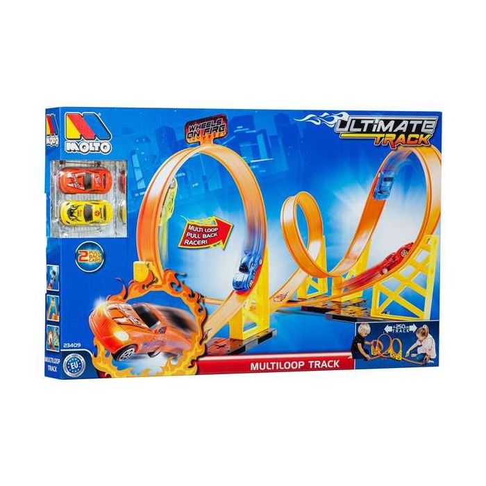 Pistas con dos loopings y 2 coches Pistas con dos loopings y 2 coches