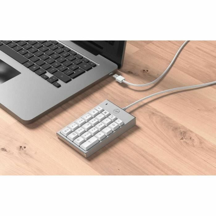 Teclado numérico Mobility Lab ML305707 Plateado 1 Teclado numérico Mobility Lab ML305707 Plateado 1