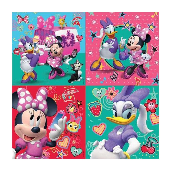 Educa Puzzles Progresivos Minnie Happy Helpers 12-16-20-25 Piezas en Maletín 2