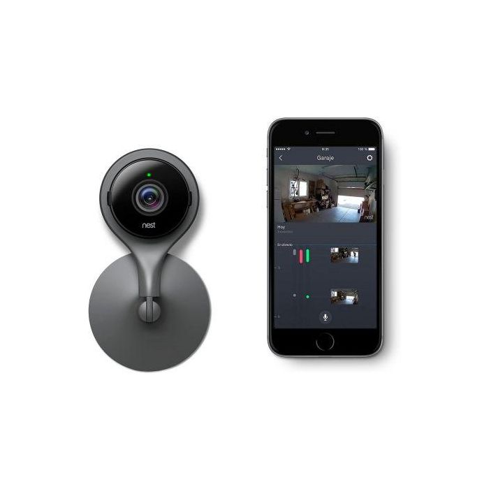 Cámara de Videovigilancia Google Nest NC1102IT/ 130º/ Visión Nocturna/ Control desde APP 2