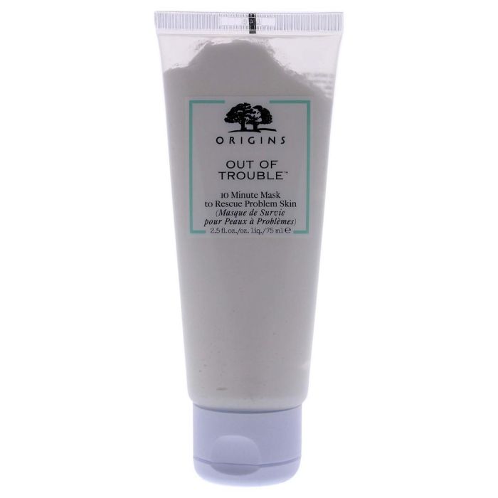 Origins Mascarilla Facial Out of Trouble 10 Minutos para Piel Grasa e Imperfecciones, Reduce Brillo, con Zinc, Azufre y Alcanfor, 75 ml Origins Mascarilla Facial Out of Trouble 10 Minutos para Piel Grasa e Imperfecciones, Reduce Brillo, con Zinc, Azufre y Alcanfor, 75 ml