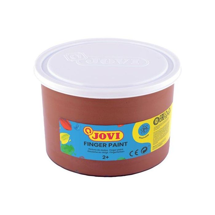 Pintura De Dedos Jovi 500 Ml (Bote) Marron