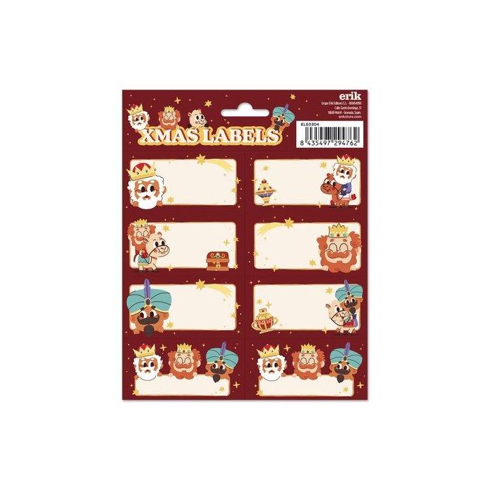 Etiquetas Regalo Bolsa Grupo Erik Navidad Navidad Reyes Magos