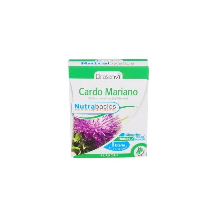 Nutrabasics Cardo Mariano Hígado 30 cápsulas