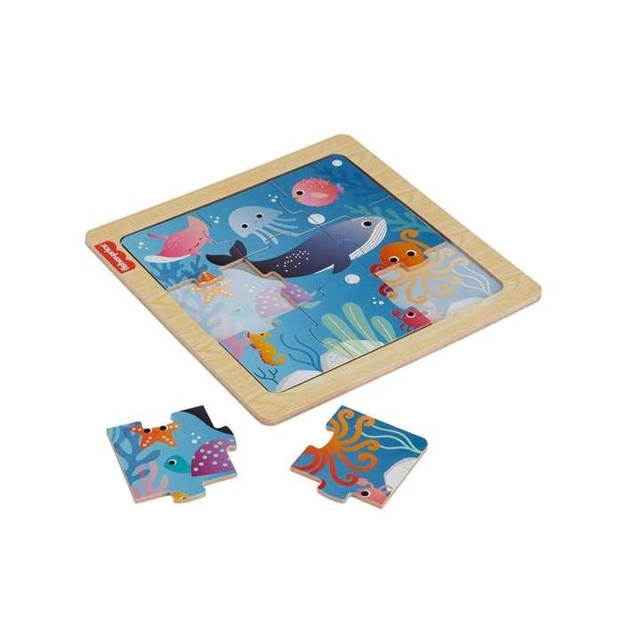 Mini puzzles de madera fisher-price. incluye 1 puzle con 9 piezas fáciles de conectar. 3 Mini puzzles de madera fisher-price. incluye 1 puzle con 9 piezas fáciles de conectar. 3