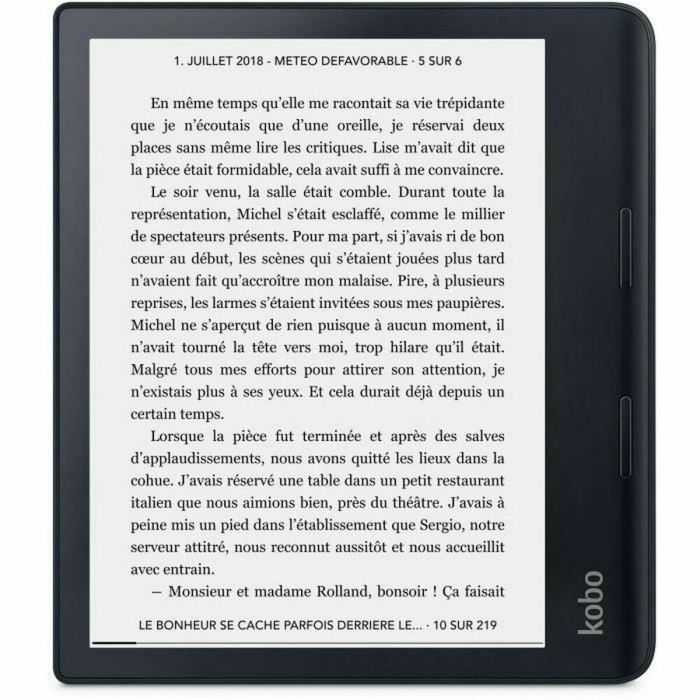 Kobo Lector electrónico Sage táctil 8" HD Comfortlight PRO 300 ppp Impermeable Bluetooth 32GB Negro Kobo Lector electrónico Sage táctil 8" HD Comfortlight PRO 300 ppp Impermeable Bluetooth 32GB Negro