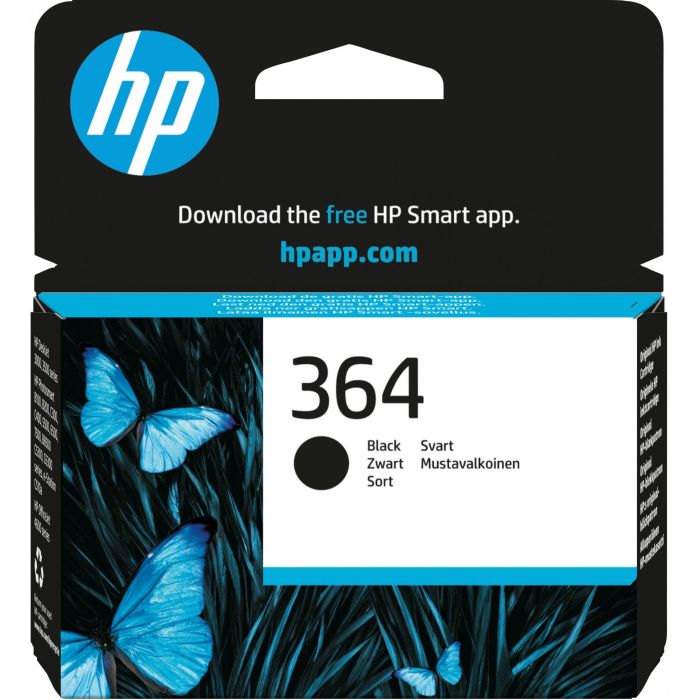 HP Tinta 364 CB316EE Negra - Cartucho Original HP para Impresoras, Alta Calidad de Impresión, Duradera y Fiable
