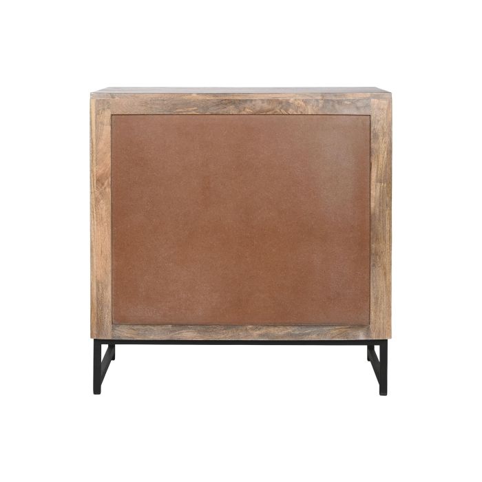 Aparador Home ESPRIT Marrón Negro Plateado 80 x 38 x 80 cm 8 Aparador Home ESPRIT Marrón Negro Plateado 80 x 38 x 80 cm 8