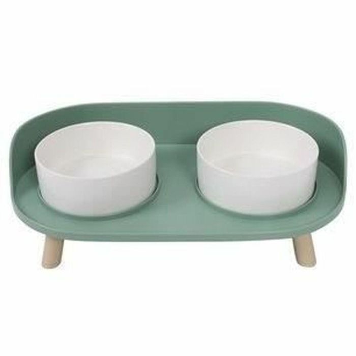 M Pets Cuenco Doble Elevado PET6953182738589 - 2x50 ml 2