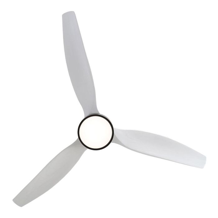 Edm Ventilador de techo modelo kara con 3 aspas de madera Ø132cm, luz LED 3000/4000/6000K, 30W, color blanco 2