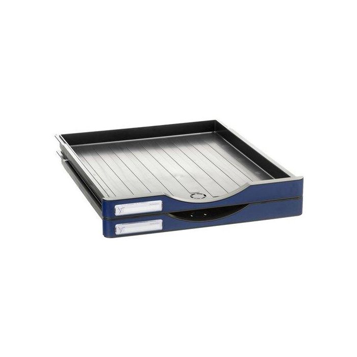 Conjunto 2 Cajones Archivodoc Pequeños Azul