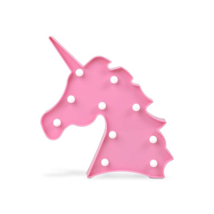 Unicornio 27*26*3 cm Led Rosa 2