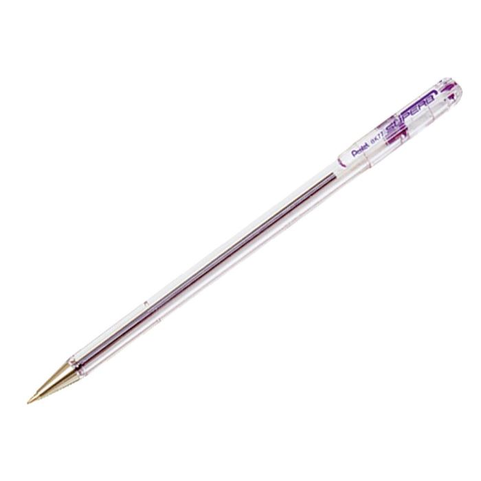 Boligrafo Pentel Bk-77 V Violeta 12 unidades 1