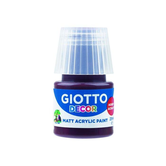 Pintura Acrilica Giotto 25 Ml (Bote) Sepia 6 unidades