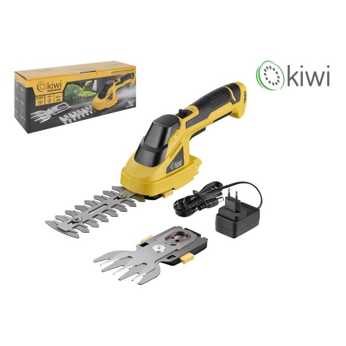 Recortadora de setos y césped inalámbrica Kiwi 7,2V 1100Rpm (4 Unidades) Recortadora de setos y césped inalámbrica Kiwi 7,2V 1100Rpm (4 Unidades)