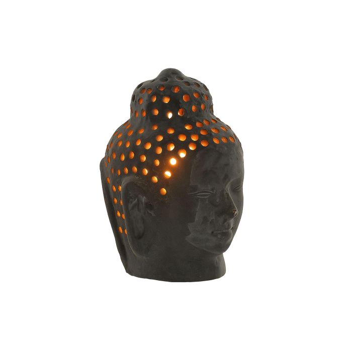 DKD Home Decor Portavela Indo 1c25 Terracota Buda 20 x 25 x 20 cm (4 Unidades) 1