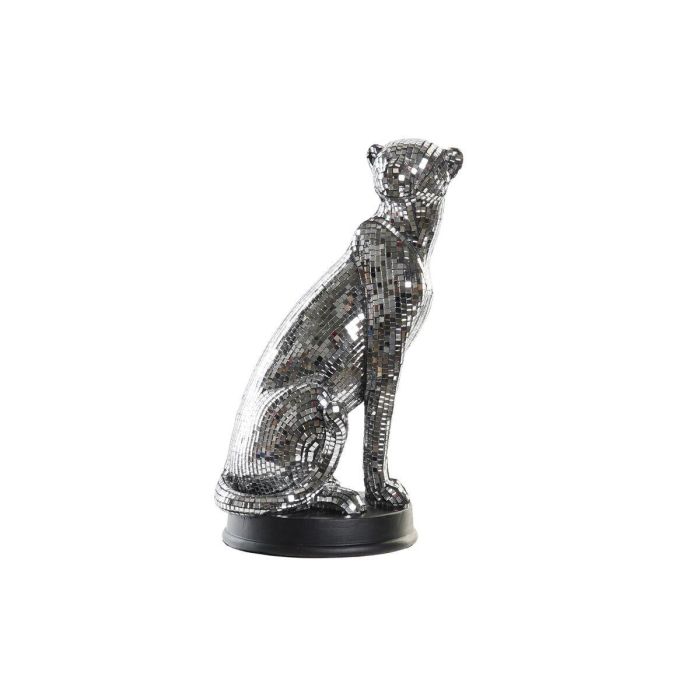 DKD Home Decor Figura Decorativa de Leopardo Moderno, Resina Plateada, 16 x 31.5 x 19.5 cm, Decoración Hogar 0 DKD Home Decor Figura Decorativa de Leopardo Moderno, Resina Plateada, 16 x 31.5 x 19.5 cm, Decoración Hogar 0