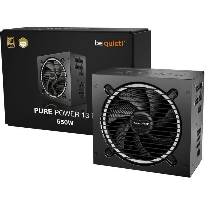 Be Quiet! BP024EU Fuente de alimentación Pure Power 13 M - 550 W - Modular, fiable y silenciosa para PC 1 Be Quiet! BP024EU Fuente de alimentación Pure Power 13 M - 550 W - Modular, fiable y silenciosa para PC 1