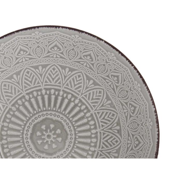 Plato Relieve Hondo Gris 20Cm Vessia (24 Unidades) 3 Plato Relieve Hondo Gris 20Cm Vessia (24 Unidades) 3