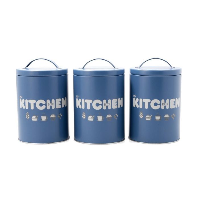 Set Botes Cocina Acero Pintado Baltic Quid 10,5x16 cm