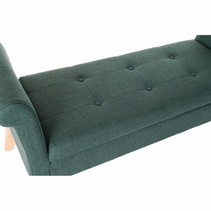 Banqueta DKD Home Decor 8424001795512 Natural Madera Poliéster Verde (130 x 44 x 69 cm) 5 Banqueta DKD Home Decor 8424001795512 Natural Madera Poliéster Verde (130 x 44 x 69 cm) 5