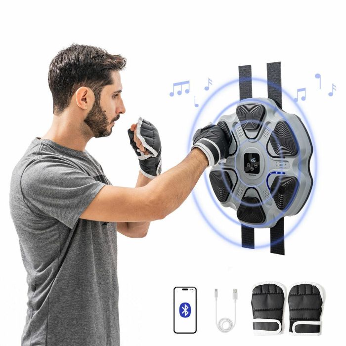 Máquina de Boxeo Musical Recargable Beatfist InnovaGoods 5 Máquina de Boxeo Musical Recargable Beatfist InnovaGoods 5