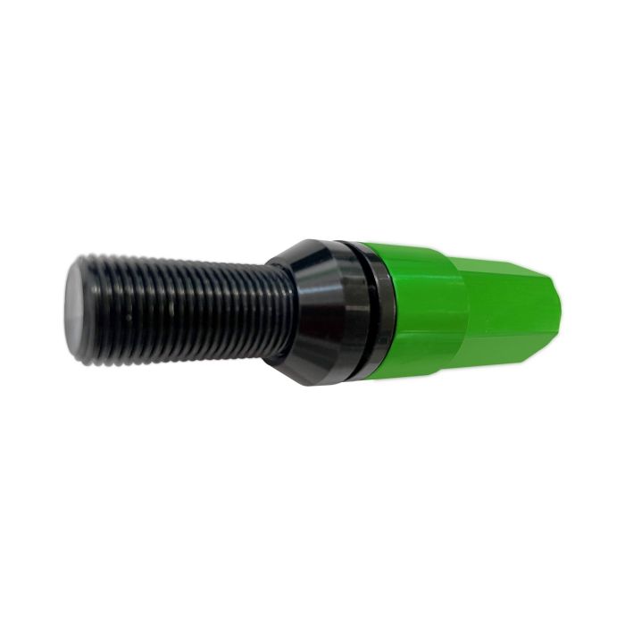 Omp Juego 20 Tornillos Rueda Aluminio Negro Protector Verde M12x1.25 Llave 17-19 Largo 28 mm OMPS09971208 2