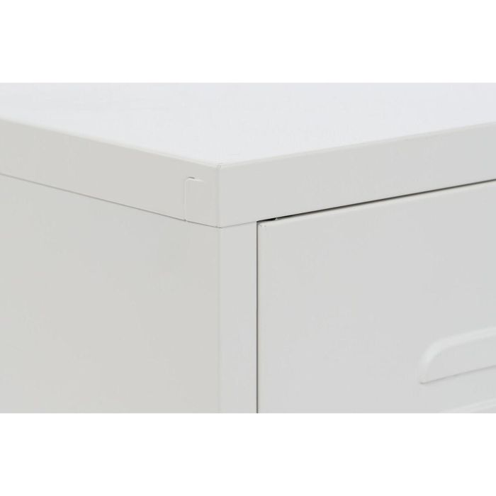 Mesita De Noche Vintage DKD Home Decor Blanco 35 x 51 x 35 cm 8 Mesita De Noche Vintage DKD Home Decor Blanco 35 x 51 x 35 cm 8