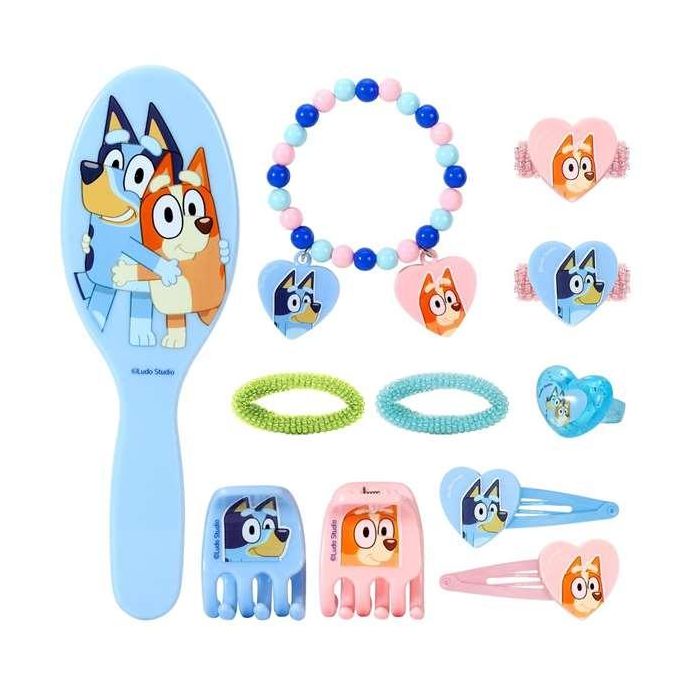 Set de belleza caja accesorios bluey 7 Set de belleza caja accesorios bluey 7