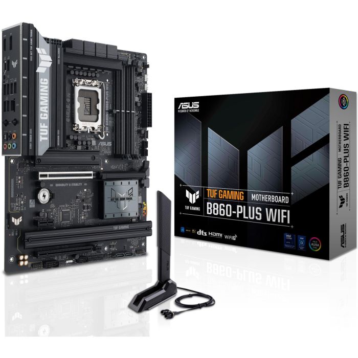 ASUS TUF GAMING B860-PLUS WiFi Placa Base Intel B860 LGA 1851 ATX DDR5 Wi-Fi 7 Bluetooth 5.4 0 ASUS TUF GAMING B860-PLUS WiFi Placa Base Intel B860 LGA 1851 ATX DDR5 Wi-Fi 7 Bluetooth 5.4 0