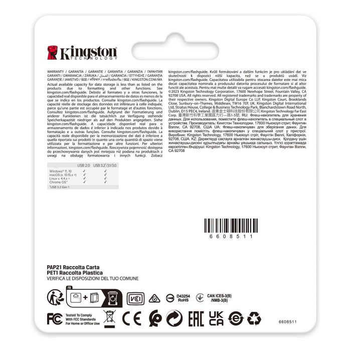 Kingston Pendrive DataTraveler SE9 G3 USB 3.2 64GB DTSE9G3/64GB 5