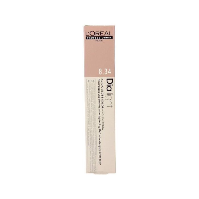 L'Oréal Professionnel Paris Dia Light Gel-Creme Acide Sans Amoniaque #8,34 50 mL L'Oréal Professionnel Paris Dia Light Gel-Creme Acide Sans Amoniaque #8,34 50 mL
