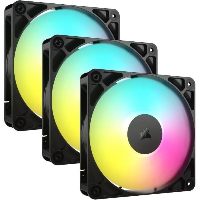 Corsair Rs120 Argb Computer Case Fan 12 Cm Black 3 Pc(S) Corsair Rs120 Argb Computer Case Fan 12 Cm Black 3 Pc(S)