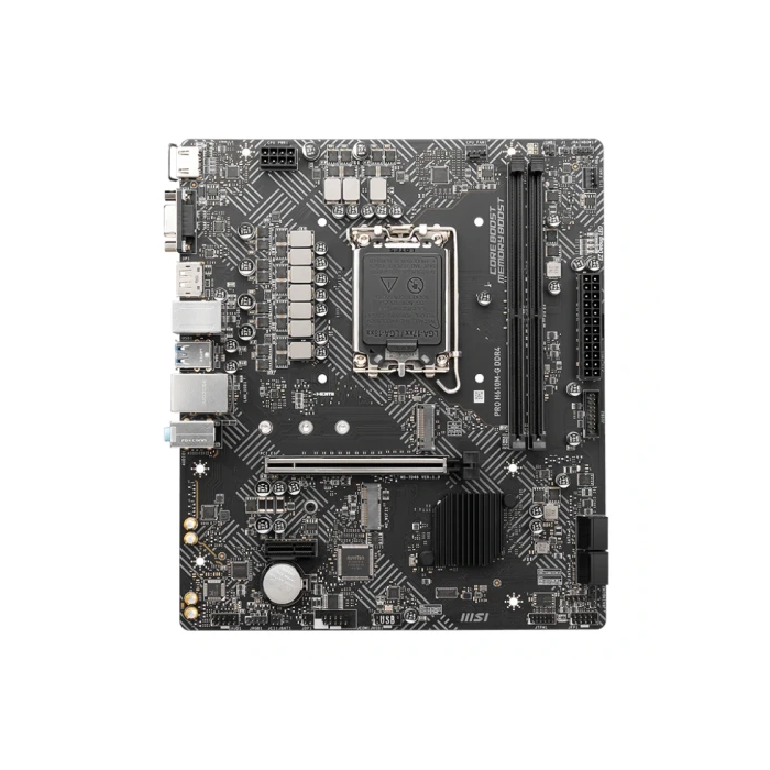Placa MSI Pro H610M-G,Intel,1700,H610,2Ddr5,96Gb,Vga+Hdmi+Dp,4Sata3+1M.2,2Usb2.0,2Usb3.2,Usb-C,1Gblan,Matx 1 Placa MSI Pro H610M-G,Intel,1700,H610,2Ddr5,96Gb,Vga+Hdmi+Dp,4Sata3+1M.2,2Usb2.0,2Usb3.2,Usb-C,1Gblan,Matx 1