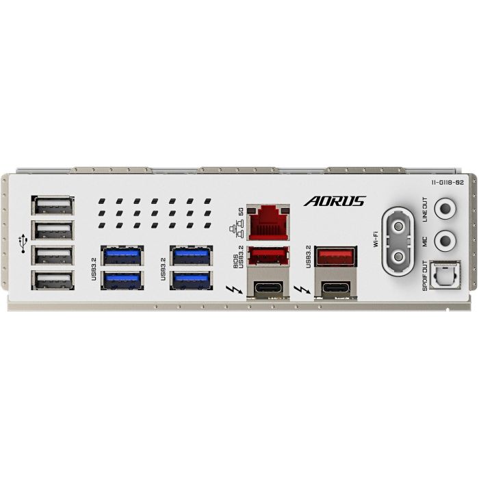 GIGABYTE Z890 AORUS PRO ICE Placa base Intel Z890 LGA 1851, DDR5 9500MHz (OC), PCIe 5.0, Wi-Fi 7, ATX Blanca 4 GIGABYTE Z890 AORUS PRO ICE Placa base Intel Z890 LGA 1851, DDR5 9500MHz (OC), PCIe 5.0, Wi-Fi 7, ATX Blanca 4