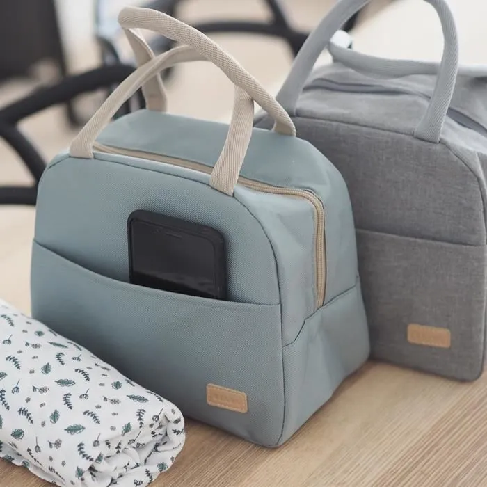 Beaba Portameriendas Isotérmico Verde Salvia - Lonchera Térmica para Comida Caliente o Fría, Ideal para Llevar 2