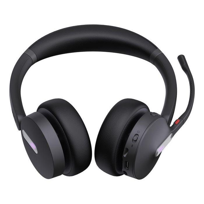 Yealink WH64 Dual Teams DECT Auriculares Inalámbricos, D30 mm 20 Hz-20 kHz, 3x MEMS Mic, Bluetooth 5.2, USB-C 5