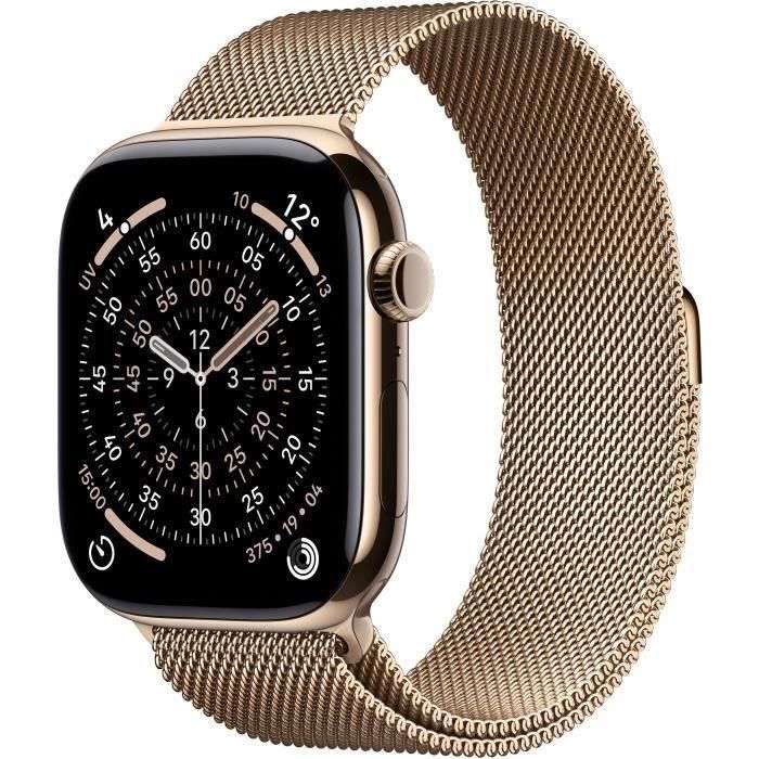 Apple Watch Series 11 GPS + Cellular - 46 mm - Caja de titanio dorado - Correa Milanese Loop dorada - M/L 0 Apple Watch Series 11 GPS + Cellular - 46 mm - Caja de titanio dorado - Correa Milanese Loop dorada - M/L 0