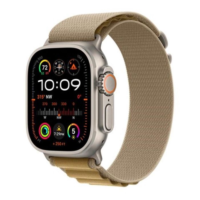 Apple MX4H3TY/A Watch Ultra 2 GPS + Cellular 49mm Caja Titanio Correa Loop Alpine Canela Grande - Pantalla 3000 nits, Sumergible 100m 0 Apple MX4H3TY/A Watch Ultra 2 GPS + Cellular 49mm Caja Titanio Correa Loop Alpine Canela Grande - Pantalla 3000 nits, Sumergible 100m 0