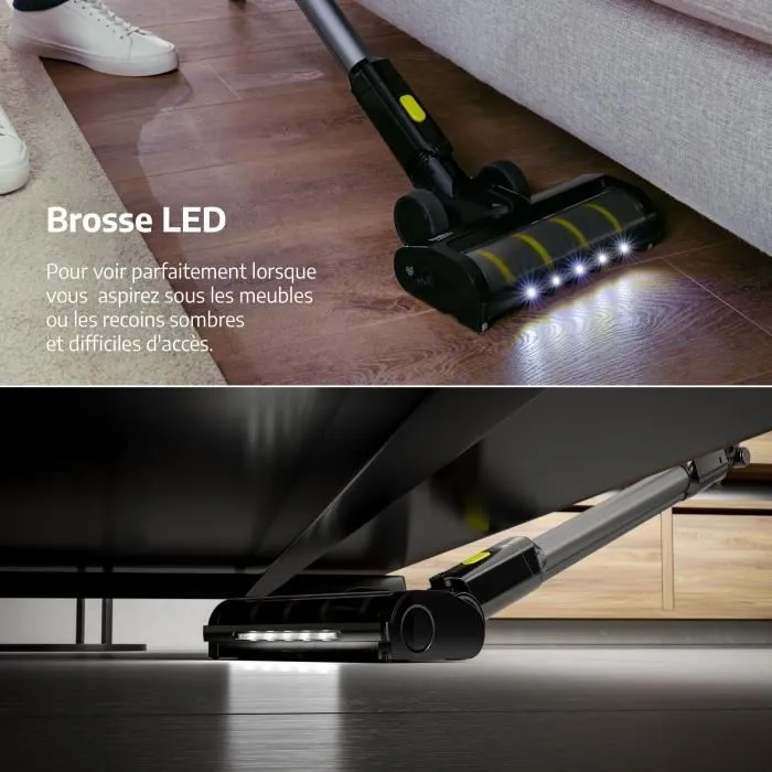 Beko VRT84225VI Aspirador Escoba Inalámbrico 100 AirWatts 3 Velocidades Pantalla LED Gris 3