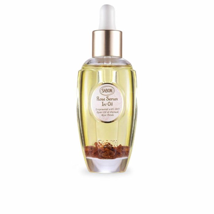 SABON ROSE serum in-oil 50 ml – Aceite facial con Rosa Damascena y 8 aceites preciosos, Certificado Orgánico Cosmos