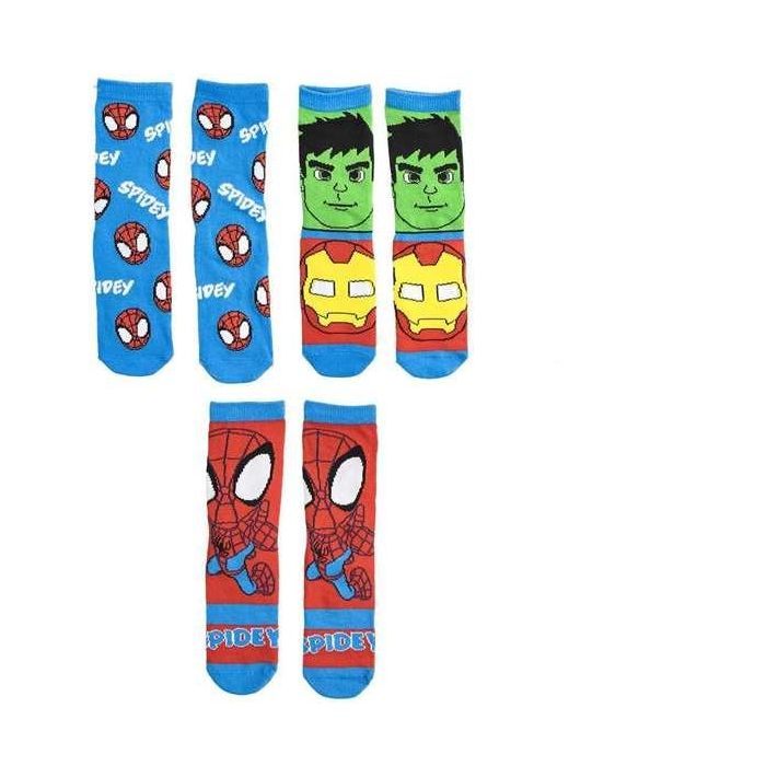 Cerdá Pack Calcetines 3 Piezas Spidey Talla 23-26 Multicolor Cerdá Pack Calcetines 3 Piezas Spidey Talla 23-26 Multicolor