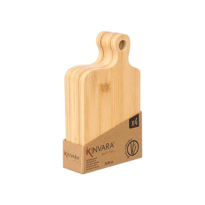 Set 4 Tablas Bambú 18.5x11.5 cm Kinvara (12 Unidades) 2 Set 4 Tablas Bambú 18.5x11.5 cm Kinvara (12 Unidades) 2