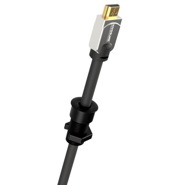 Vivolink Pasacables para Escritorio Negro Grande hasta 55 mm, Solución de Paso de Cables HDMI, DisplayPort, USB-C o RJ45 Vivolink Pasacables para Escritorio Negro Grande hasta 55 mm, Solución de Paso de Cables HDMI, DisplayPort, USB-C o RJ45