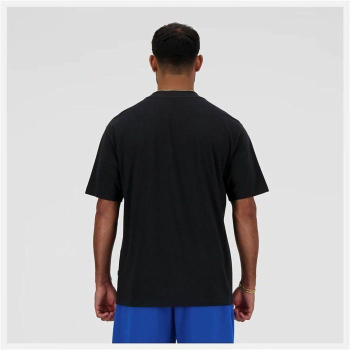 Camiseta de Manga Corta Hombre New Balance SPORT ESSENTIALS MT41593 Negro (XL) 2 Camiseta de Manga Corta Hombre New Balance SPORT ESSENTIALS MT41593 Negro (XL) 2