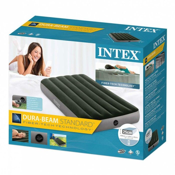 Cama Hinchable Intex Twin Dura-Beam Prestige Downy 99 x 25 x 191 cm 4 Unidades 2 Cama Hinchable Intex Twin Dura-Beam Prestige Downy 99 x 25 x 191 cm 4 Unidades 2
