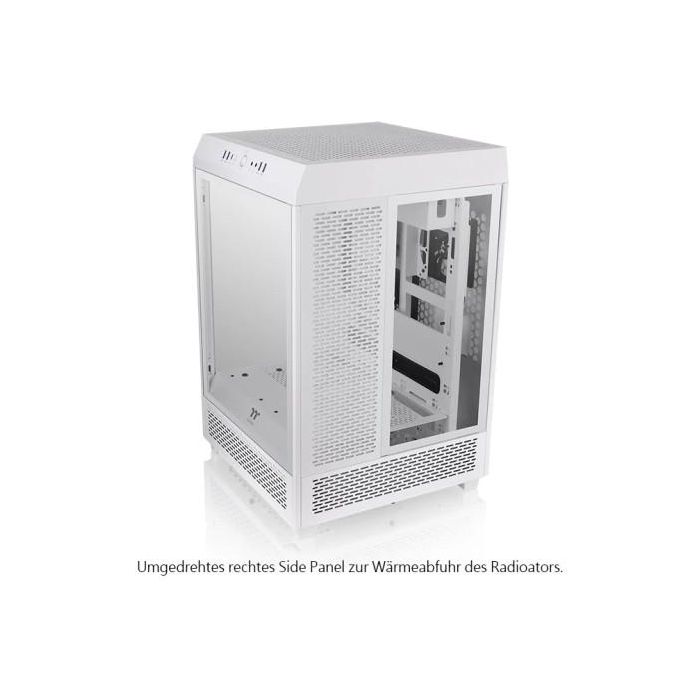 Thermaltake The Tower 500 Snow White Caja PC Midi Tower ATX/EATX/micro ATX/Mini-ITX SPCC Vidrio Templado Blanco para Juego 1