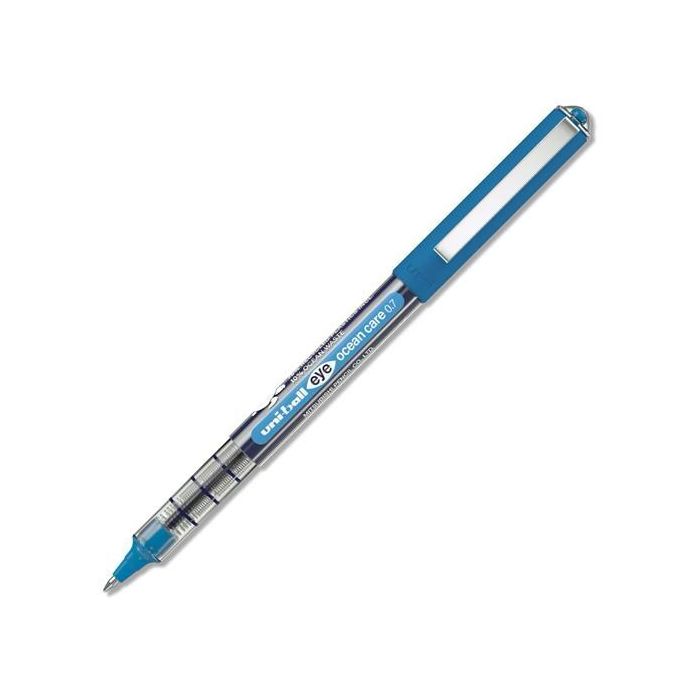 Uniball Rollerball Eye Ocean Care Ub-157Rop 0.7 mm Azul, tinta Super Ink resistente agua/decoloración (12 Unidades) (12 Unidades)